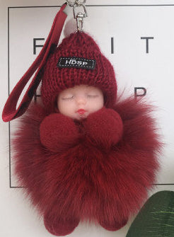 Jewelry Pendant Plush Accessories Car Keychain